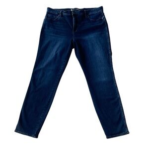 KUT FROM THE KLOTH DIANA FAB AB SKINNY HIGH RISE DENIM BLUE JEANS SIZE 16